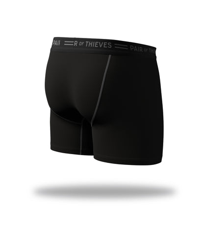 Men's Underwear Every Day Kit Boxer Brief 4 Pack Black Back