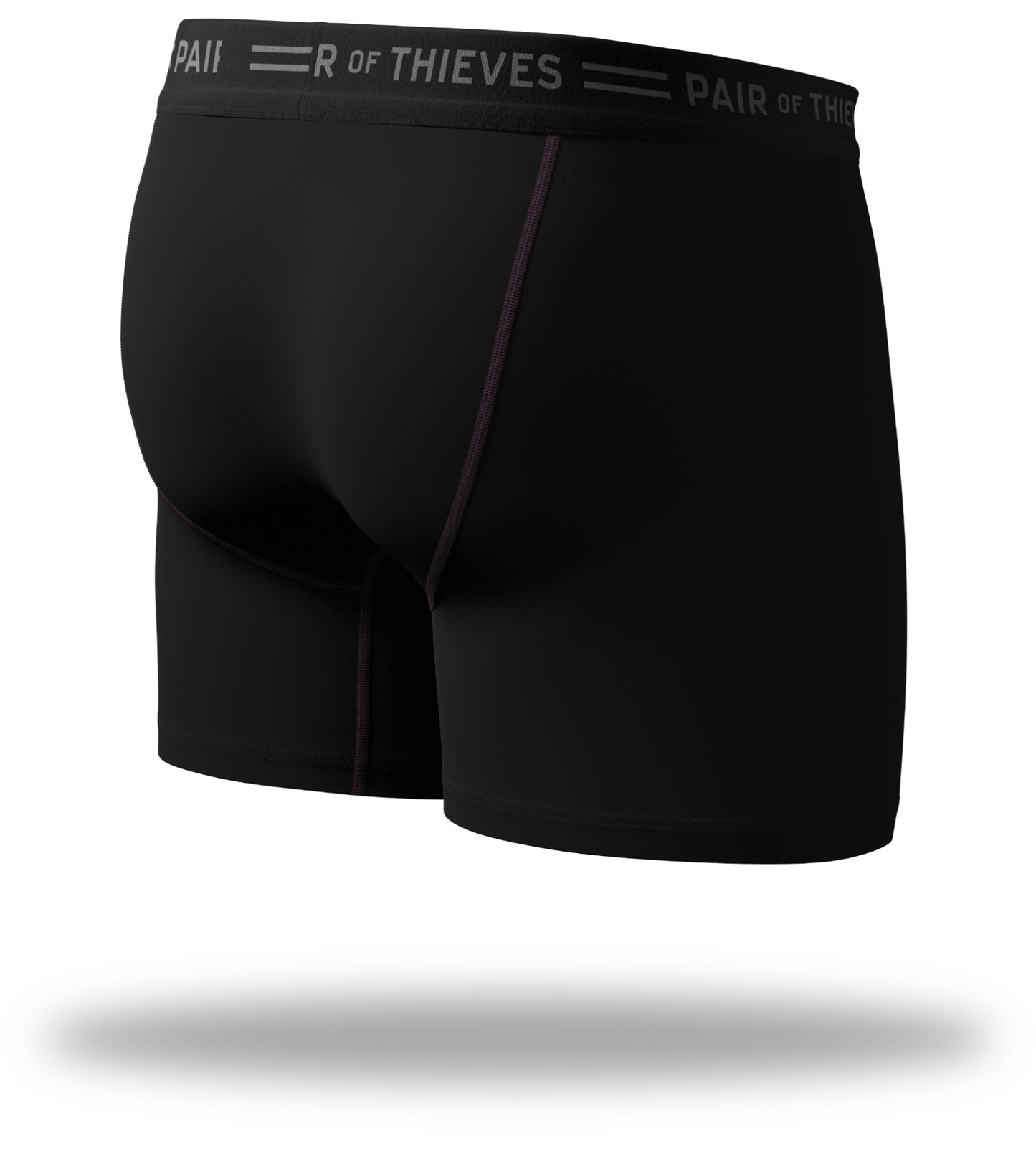 Men's Underwear Every Day Kit Boxer Brief 4 Pack Heather Black Back