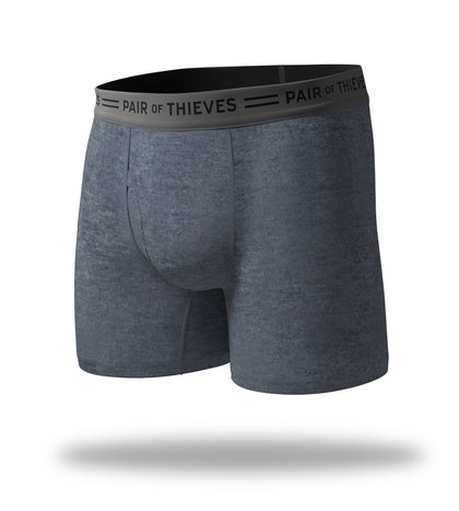 Men's Underwear Every Day Kit Boxer Brief 4 Pack Gargoyle Grey Front