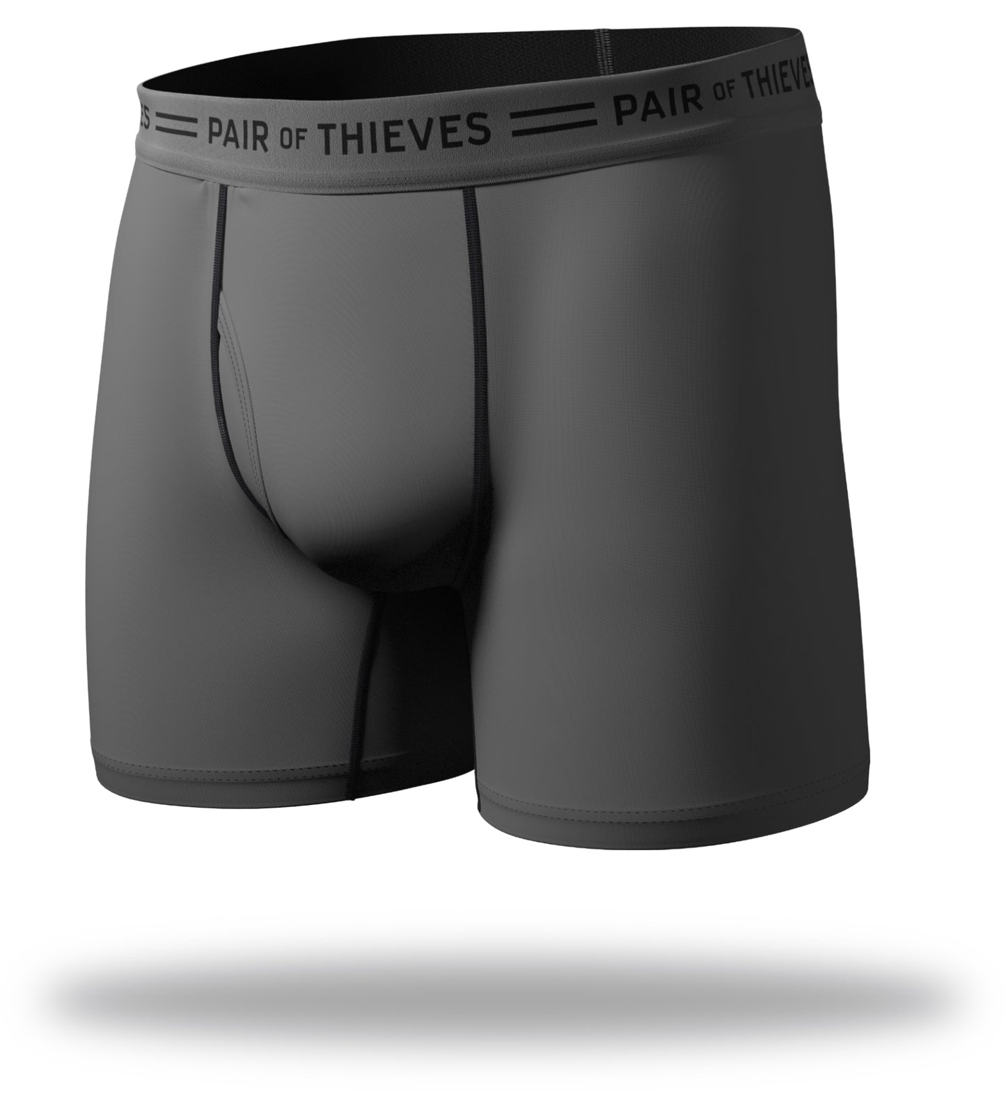 Men's Underwear Every Day Kit Boxer Brief 4 Pack Gargoyle Grey Front