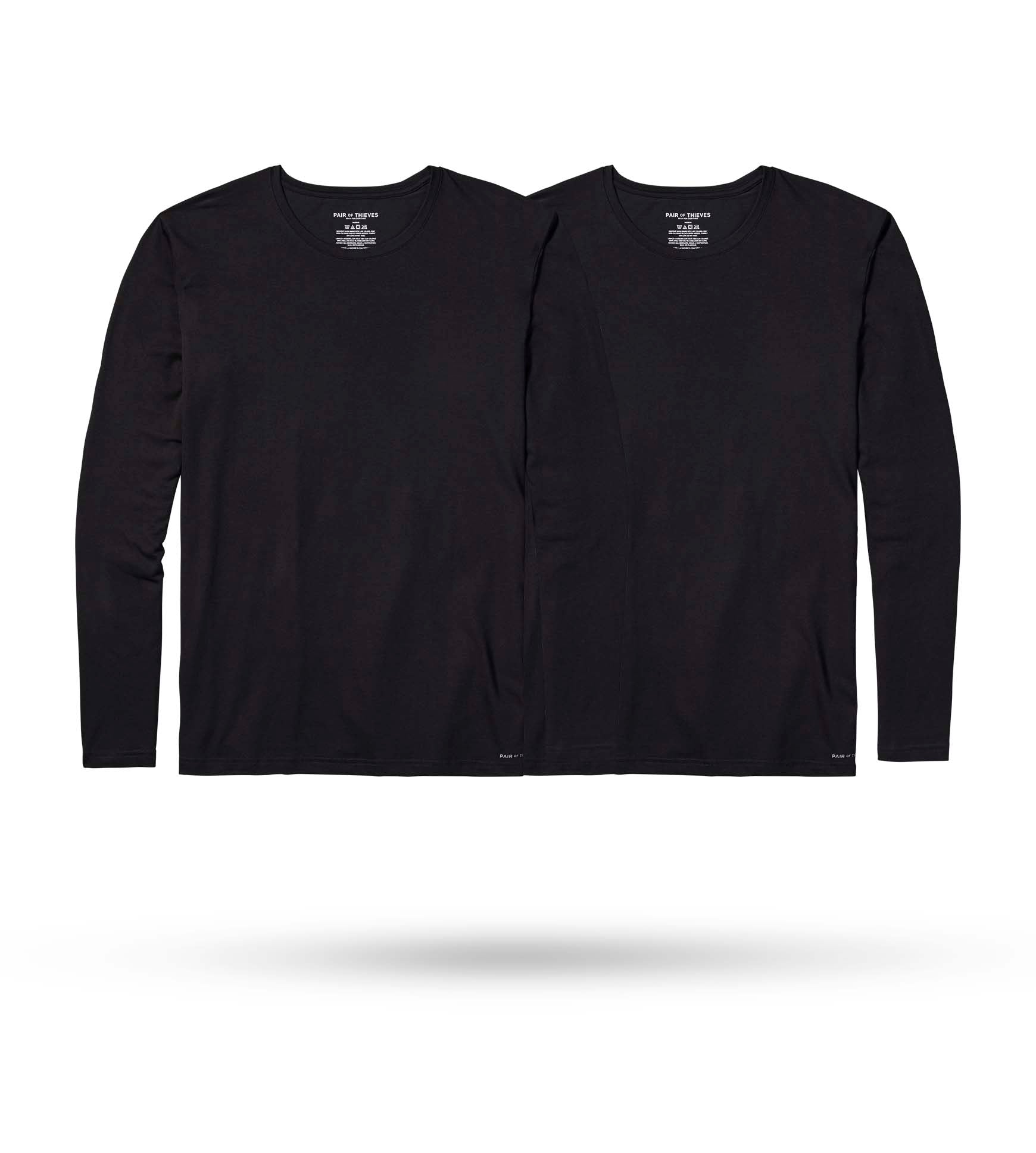 SuperSoft Long Sleeve Crew Neck Tee 2 Pack