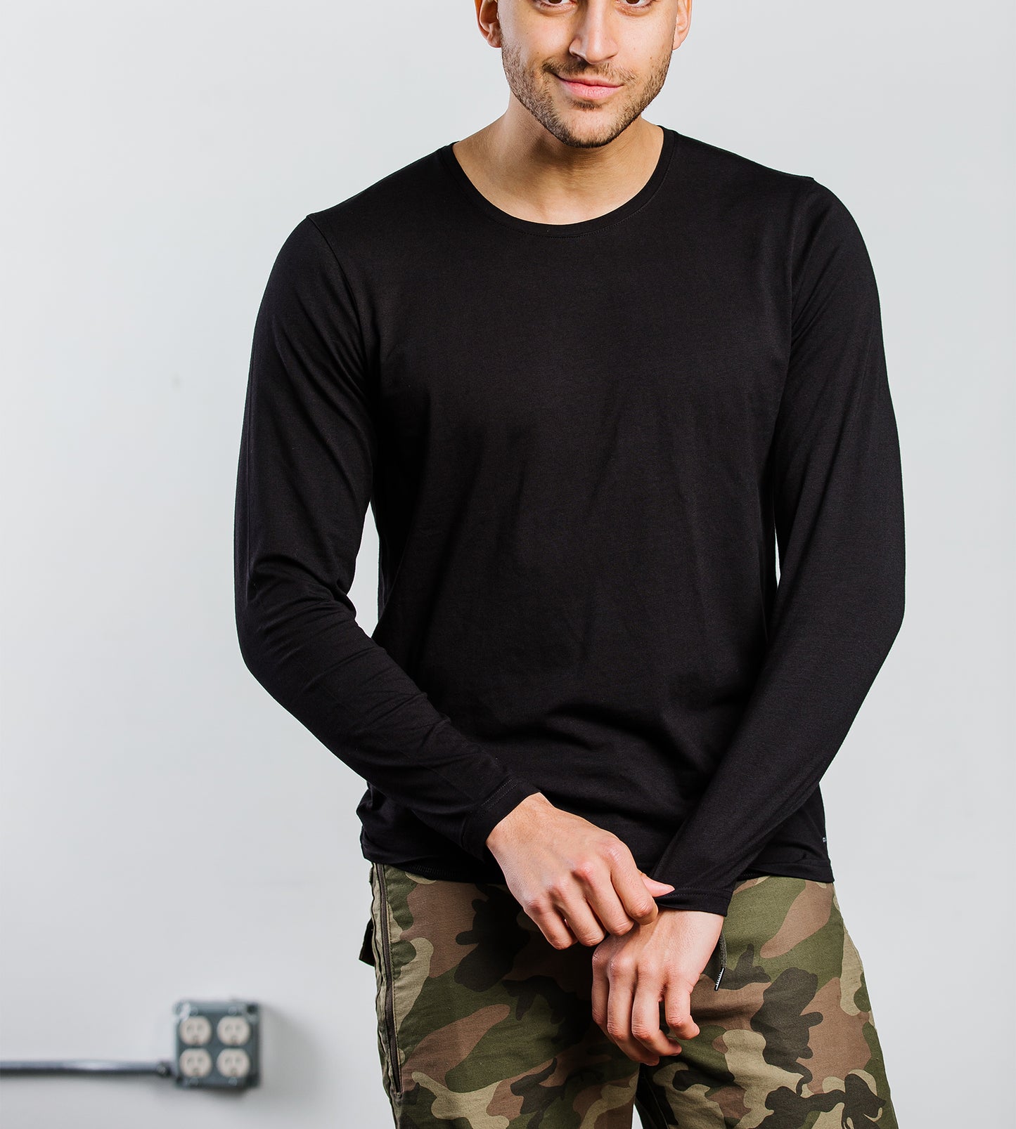 SuperSoft Long Sleeve Crew Neck Tee 2 Pack