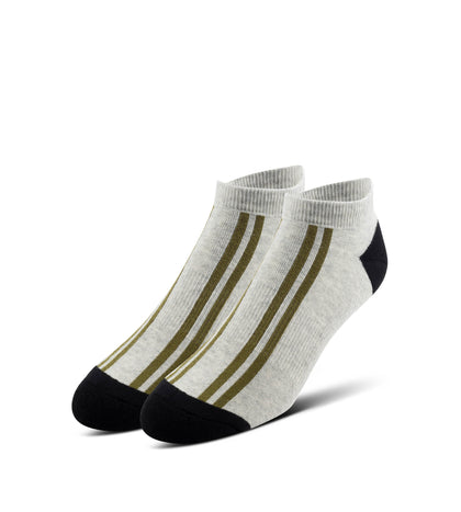 striped cushion low cut socks