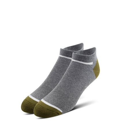 gray cushion low cut socks