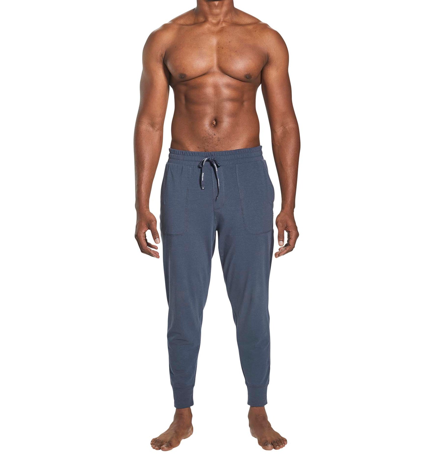 Men's Waffle Lounge Pants - Steel Blue - Ryderwear