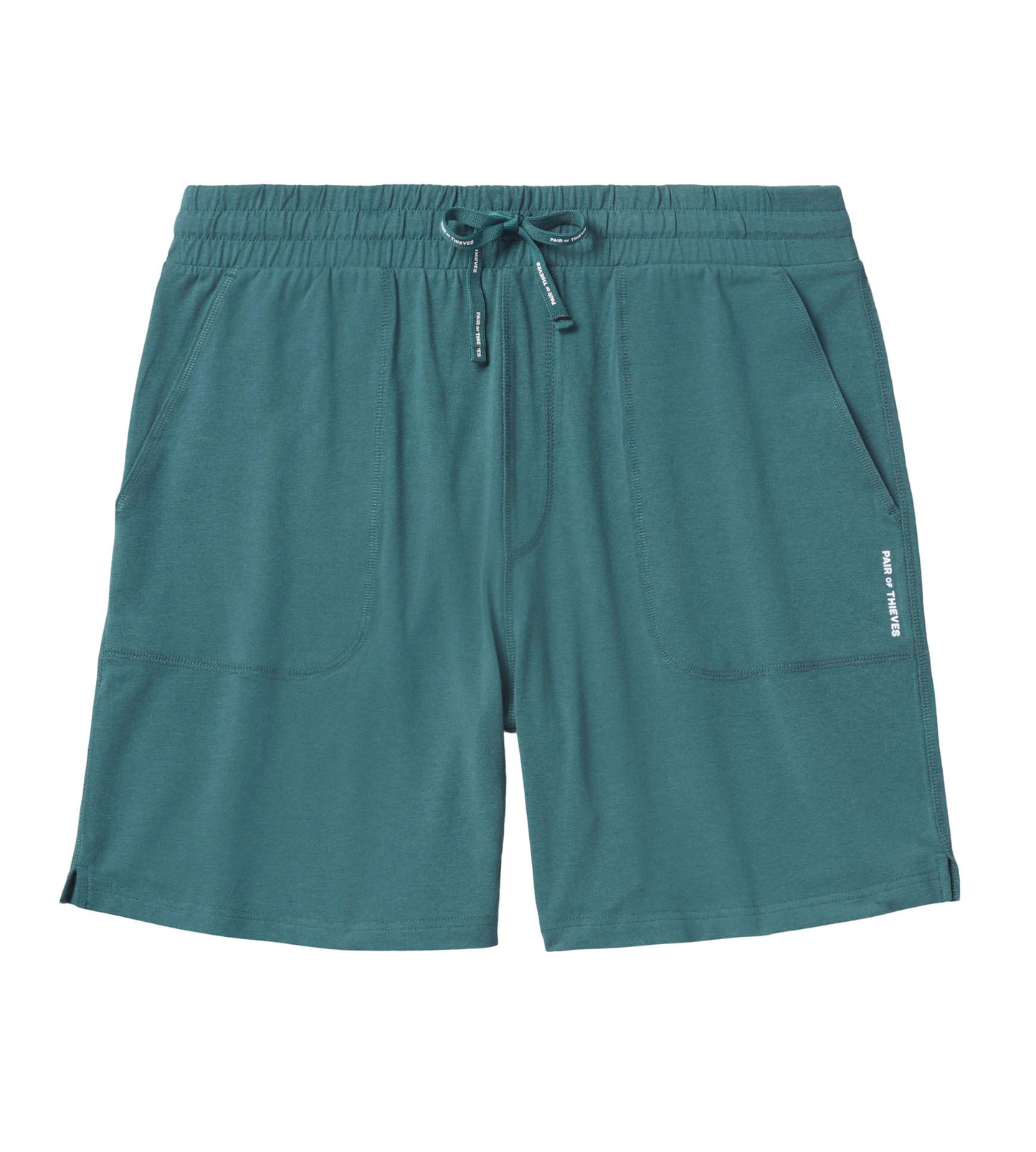 SuperSoft Lounge Shorts colors contain: Dim gray, Dark slate gray, Slate gray, Dark slate gray, Silver, Dark slate gray, Dim gray, Sea green, Lights late gray