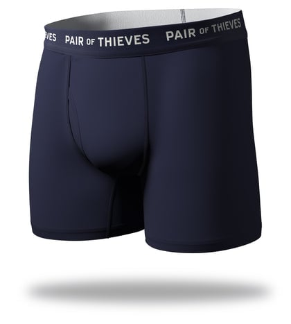 Men's Underwear SuperFit + SuperSoft Try Both Boxer Brief 2 Pack DARK NAVY