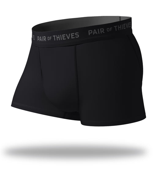 Men's Underwear SuperFit + SuperSoft Try Both Trunk 2 Pack Black