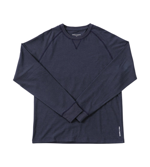 Men's Loungewear SuperSoft Raglan Long Sleeve Shirt DUSTY BLUE 