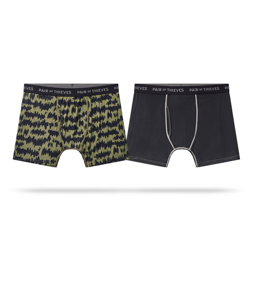 Pair of Thieves Super Fit Men’s Boxer Briefs, 3 Pack Underwear, AMZ  Exclusive : : Clothing, Shoes & Accessories