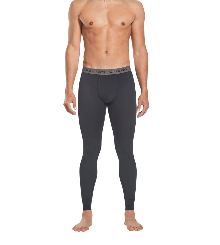 Men's Base Layer Full Length Liner Superfit Lounge Pant BLACK