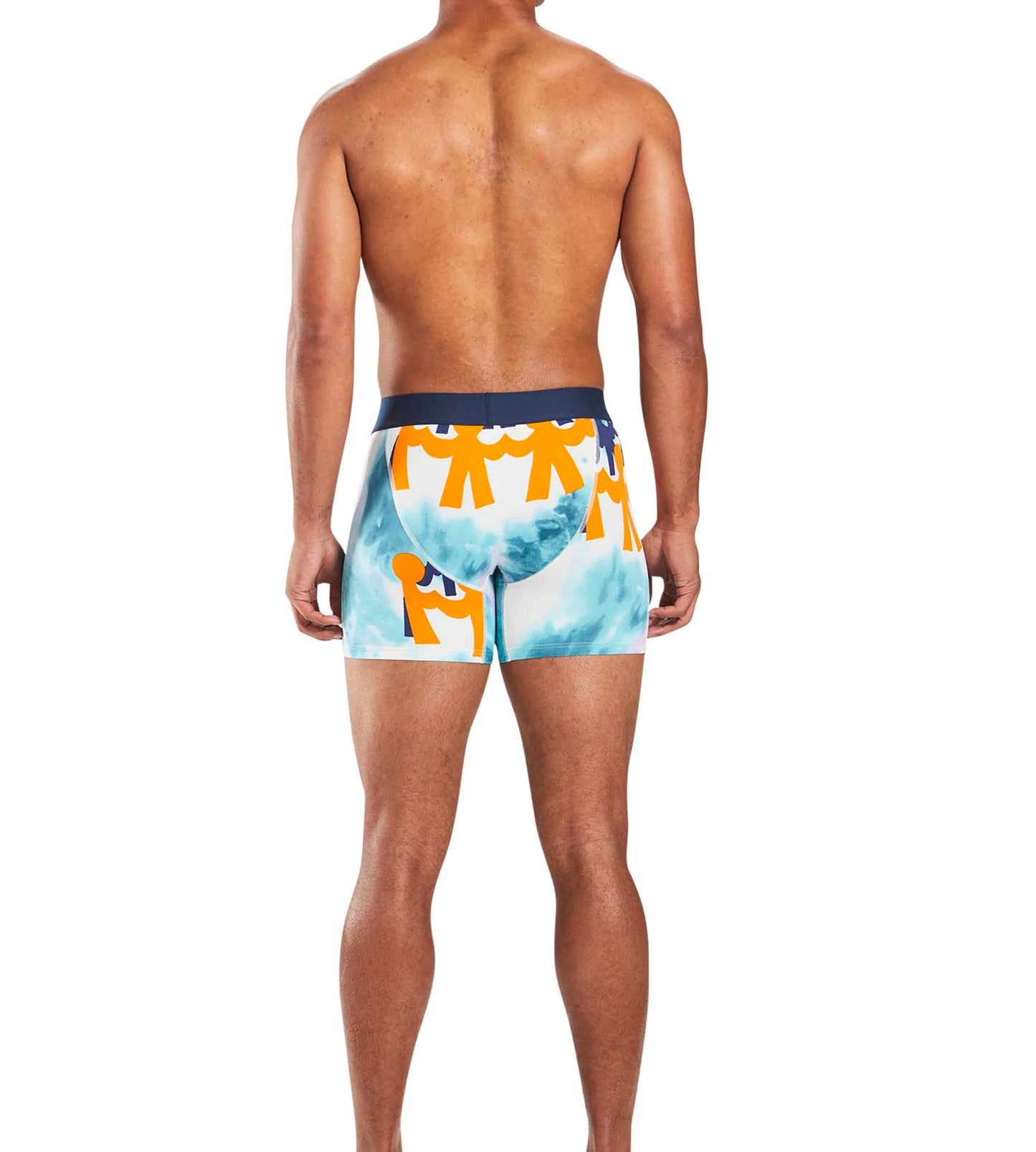 Hustle Boxer Brief 2 Pack colors contain: Indian red, Dark salmon, Dark slate gray, Orange, Light Blue, Peru, Cadet blue, Sienna, Gains boro