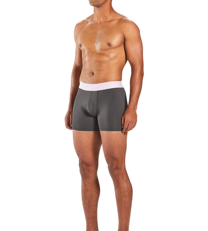 Hustle Boxer Brief 2 Pack colors contain: Sienna, Dark salmon, Dark slate gray, Tan, Dark slate gray, Indian red, Sienna, Misty rose, Dim gray