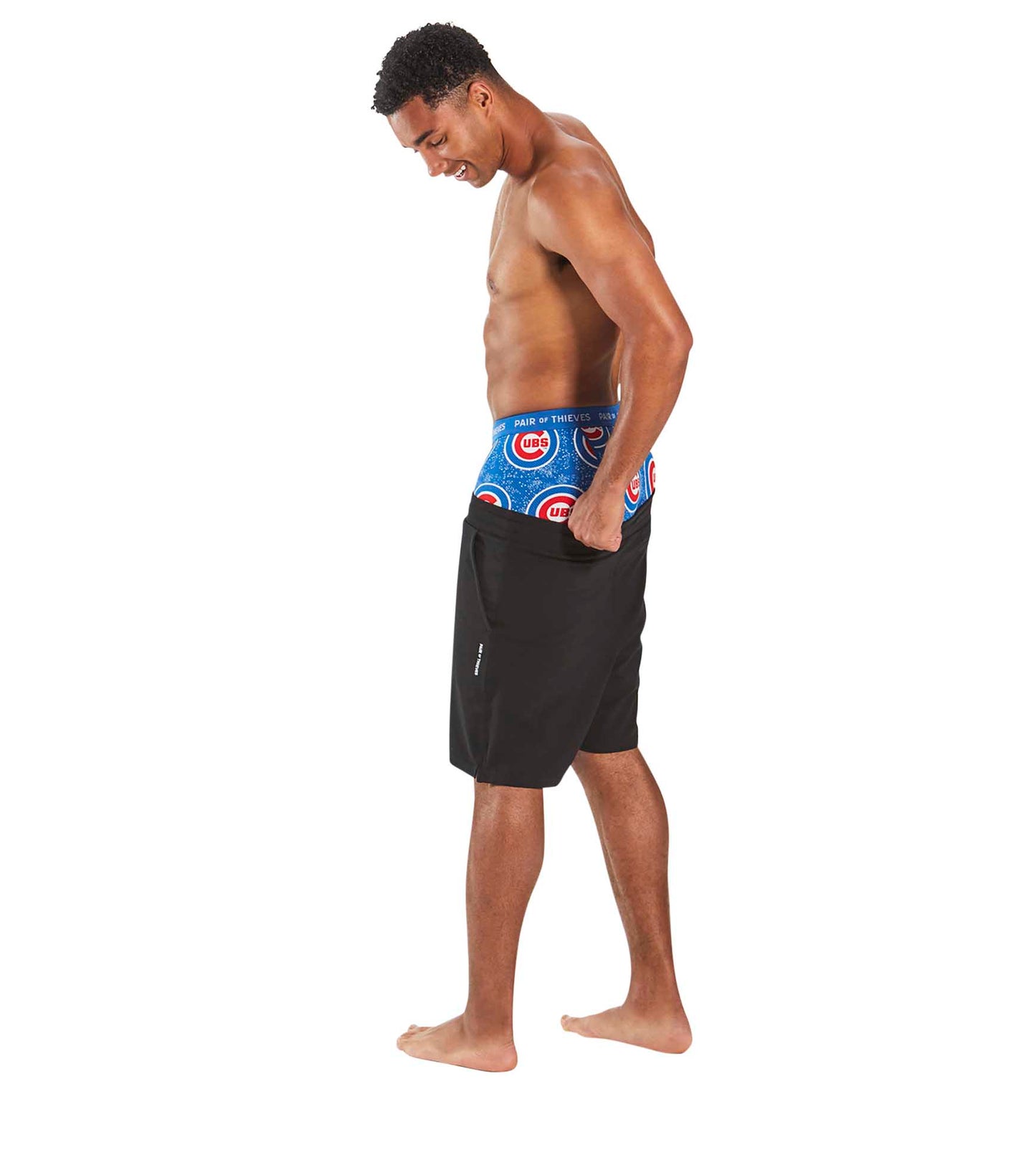 MLB Chicago Cubs SuperFit Boxer Brief 2 Pack containing the colors Dark olive green, Tan, Dark slate gray, Indian red, Light Gray, Dark cyan, Sienna, Cornflower blue, Peru