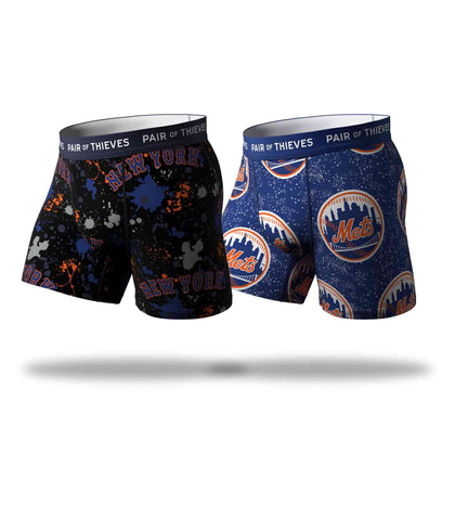 MLB New York Mets SuperFit Boxer Brief 2 Pack
