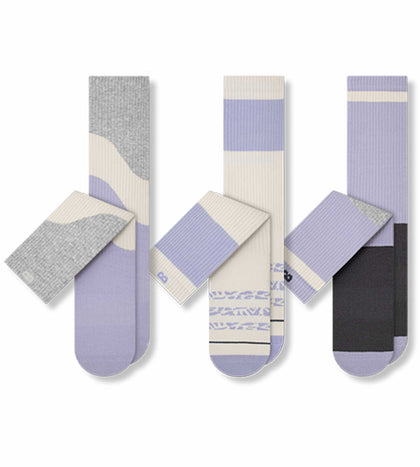Cushion Crew Socks 3 Pack colors contain: White, Dark Gray, Dark slate gray, Gains boro, Gray, Silver, Dark Gray, Dark Gray, Silver, Light Gray