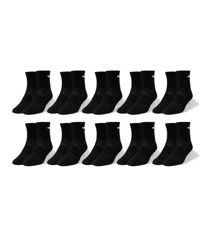 Cushion Ankle Socks 10 Pack colors contain: Black, Silver, Black, Gray, Black, Dim gray, Dark slate gray, Gains boro, Dark Gray