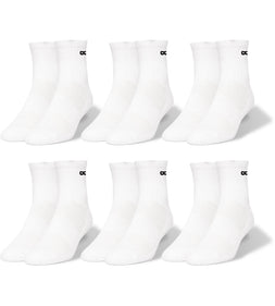 Bowo IV - Cushion Ankle Socks 6 Pack colors contain: Whitesmoke, Silver, Black, Gains boro, Light Gray, Whitesmoke, Whitesmoke, Dark Gray, Dim gray