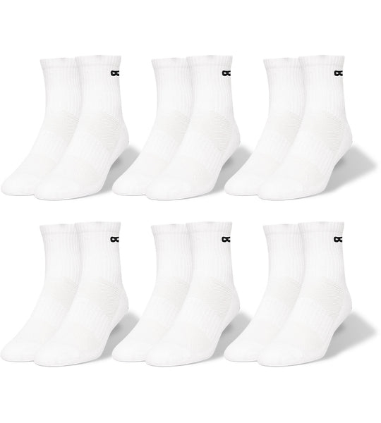 Pair of Thieves Men's Cushion Ankle Socks - Blackout & Whiteout - 3 Pack