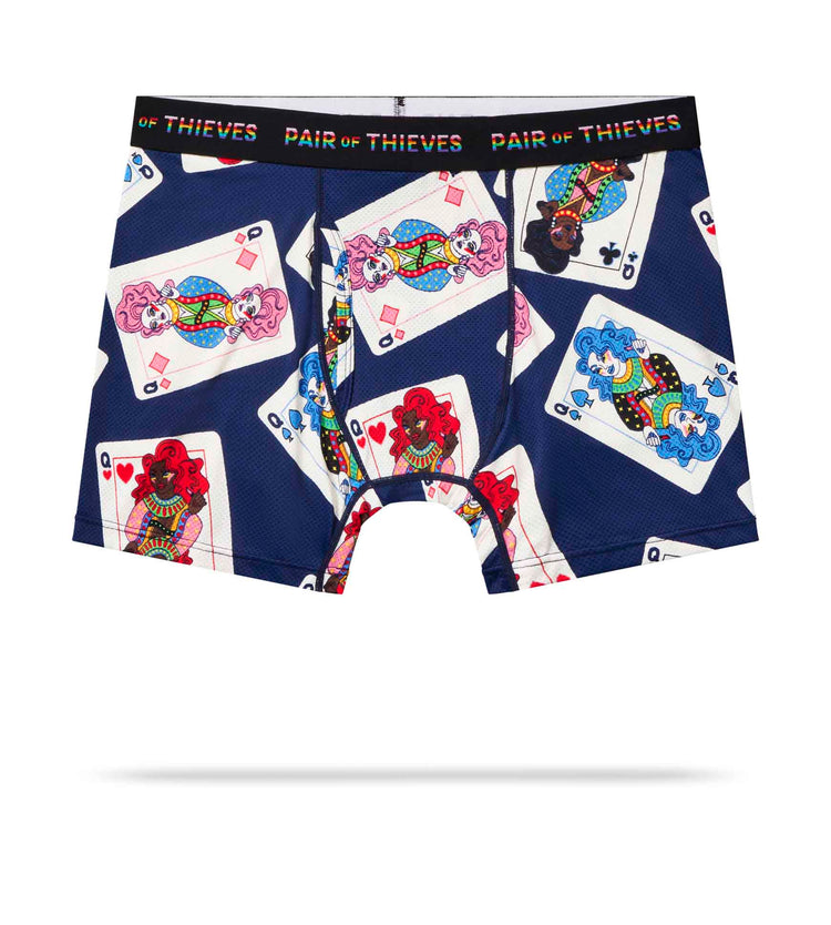 Pair of Thieves Mens Colorful Lines Super Fit Boxer Briefs