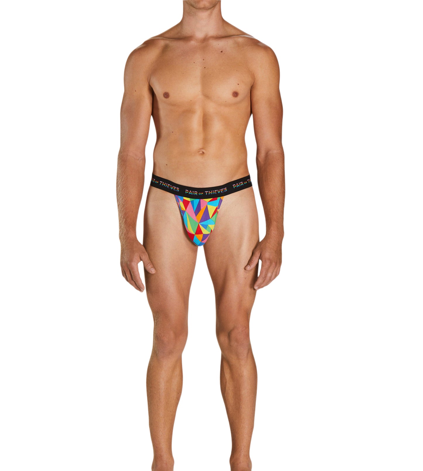 SuperFit Jock Strap - PRIDE colors consists of Peru, Black, Sienna, Dark salmon, Light sea green, Saddle brown, Indian red, Tan, Slate gray