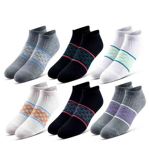 Every Day Kit Cushion Low-Cut Socks With Tab 6 Pack colors contain: Indian red, Lights late gray, Black, Dim gray, Silver, Dark Gray, Dark slate gray, Gains boro, Black