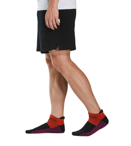 Hustle Cushion Low-Cut Socks 3 Pack colors contain: Black, Rosy brown, Brown, Saddle brown, Rosy brown, Sienna, Gains boro, Indian red, Dark slate gray