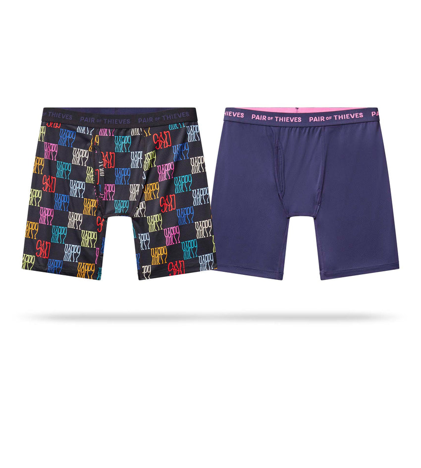 Pair of Thieves Men's 2pk Super Soft Abstract Scribble Boxer