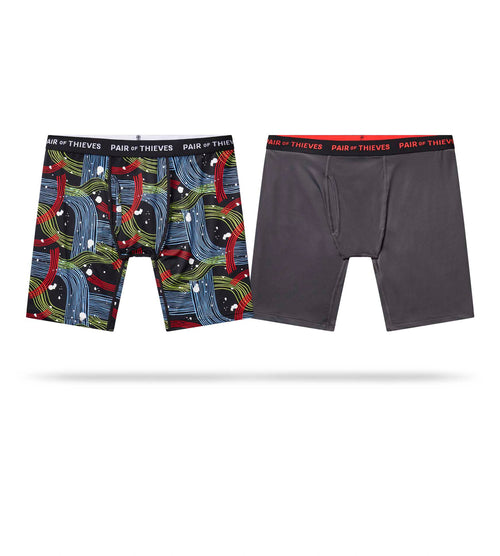 Pair of Thieves Men's SuperFit Long Boxer Briefs- Red L – Target Inventory  Checker – BrickSeek