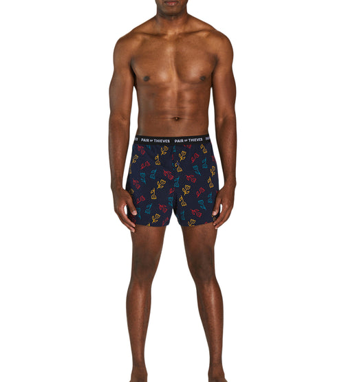 SuperSoft Boxers 2 Pack colors consists of Dark slate gray, Tan, Gains boro, Dark slate gray, Dark slate gray, Medium turquoise, Indian red, Dark slate gray, Black