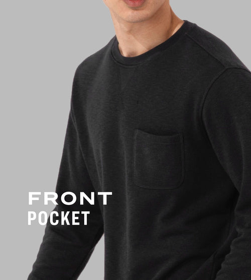 French Terry Sweatshirt contains colors Black, Black, Dark Gray, Black, Black, Light Gray, Dark slate gray, Black, Dim gray