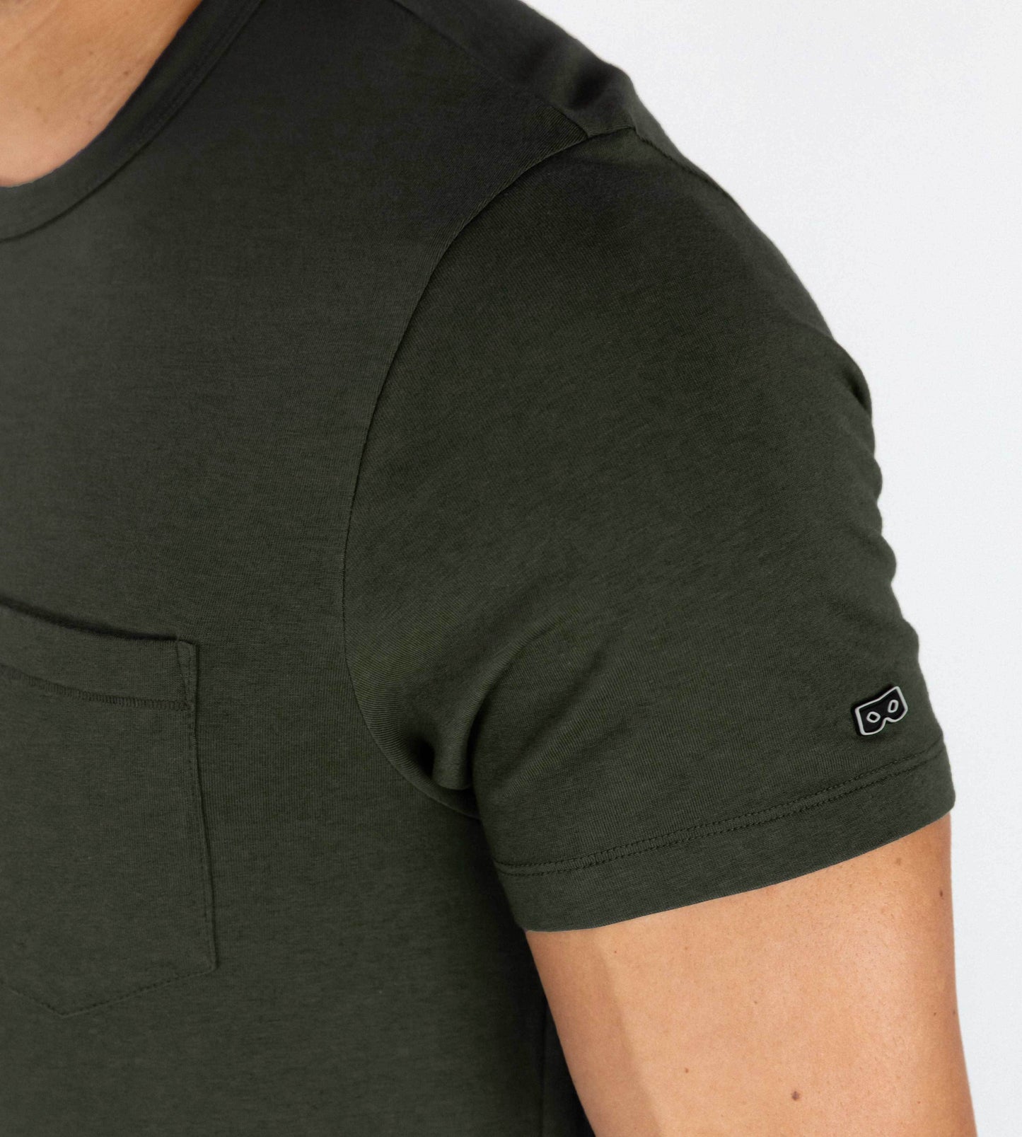 The Classic Cilantro Mega Soft Crew Neck Pocket Tee contains colors Dark slate gray, Whitesmoke, Dark salmon, Black, Dim gray, Peru, Dark slate gray, Black, Dark slate gray, Burly wood