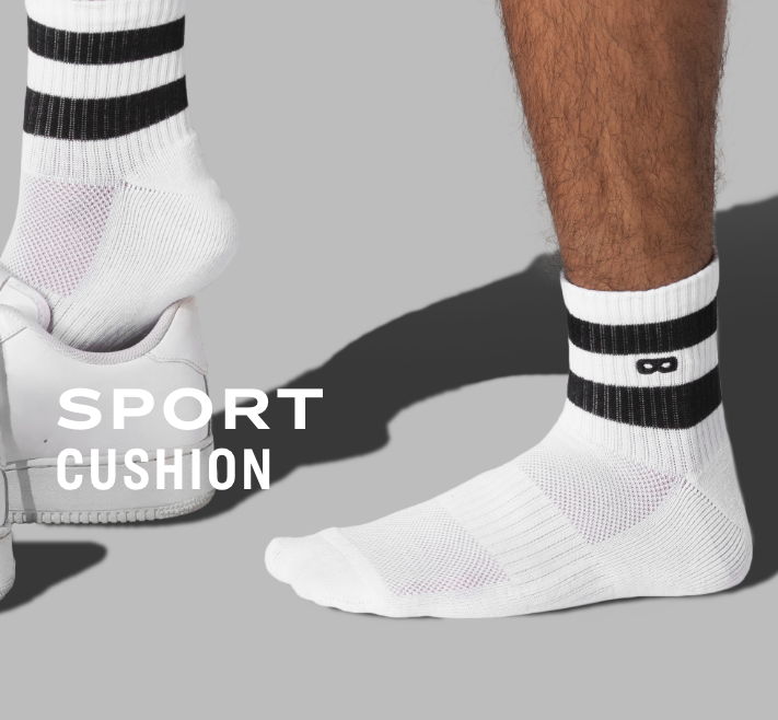 Men’s cushion ankle socks sport cushion