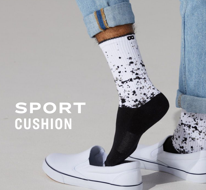 Men’s cushion crew socks sport cushion