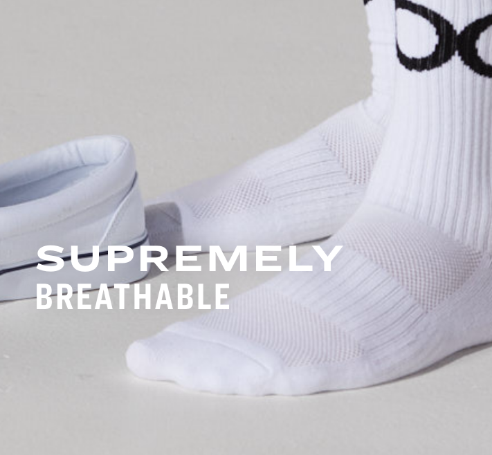 Men’s cushion crew socks supremely breathable