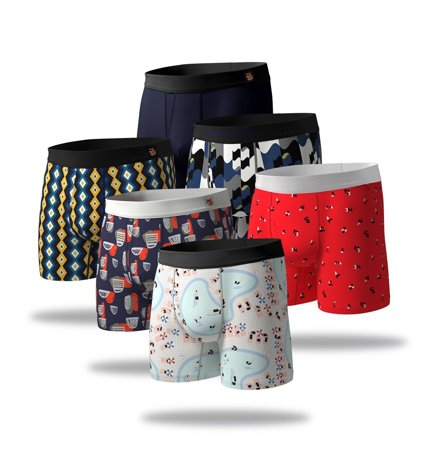 SuperSoft Boxer Brief 6 Pack - Large