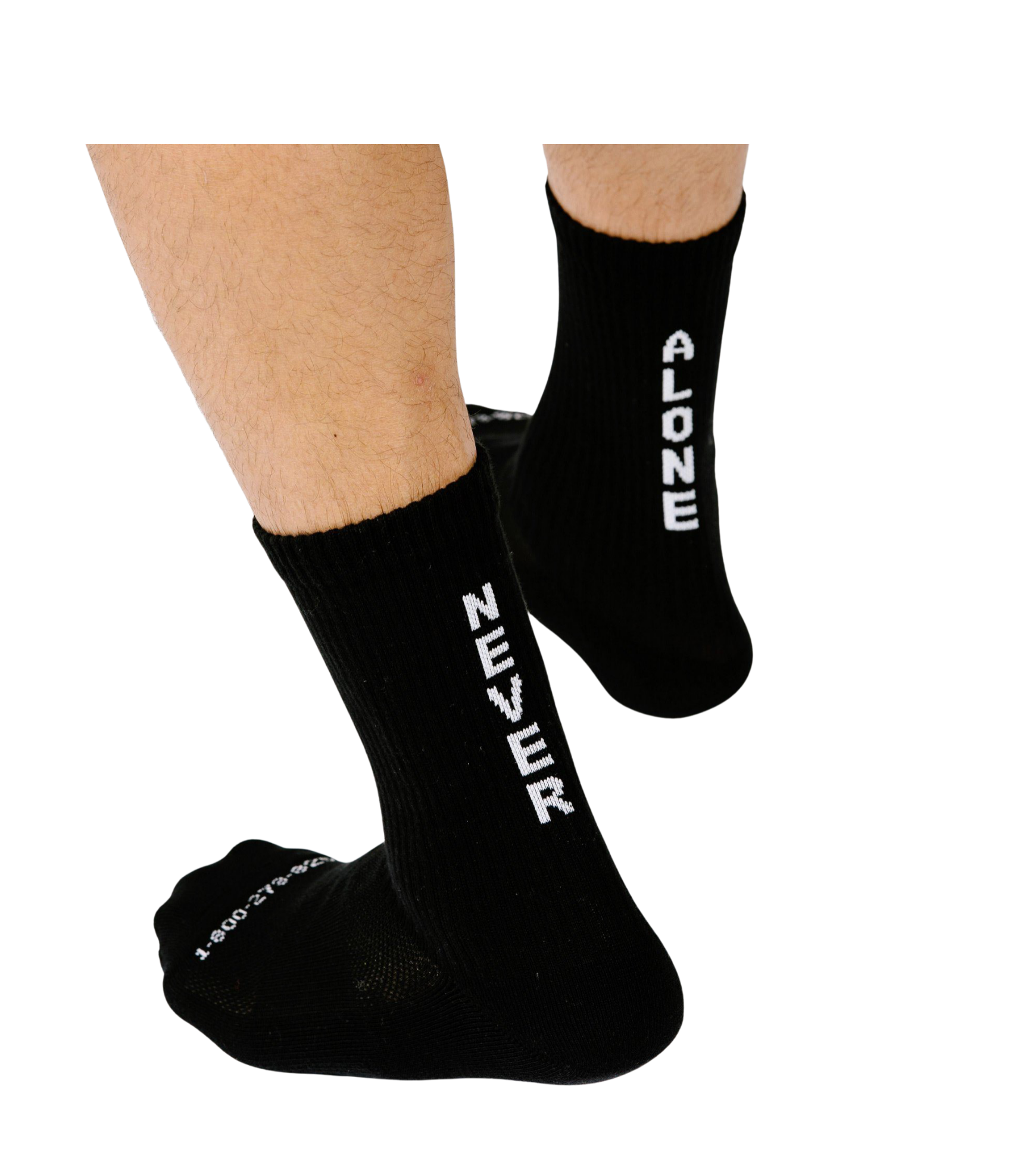 Never Alone In Black Cushion Crew Socks contains colors Black, Tan, Dark olive green, Dark Gray, Tan, Black, Peru, Light Gray, Rosy brown