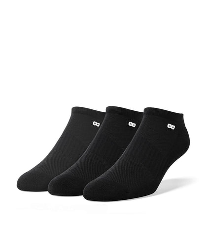 Cushion Low-Cut Socks 3 Pack Black