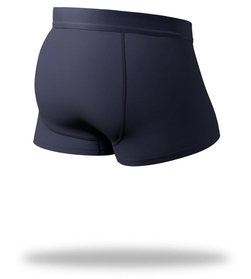 The Solid Dark Navy Cool Breeze Trunks with navy waistband