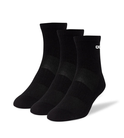 Black cushioned ankle socks