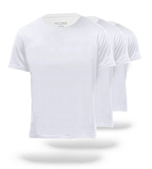 The Solid White SuperSoft Classic Crew Neck Tee 3 Pack contains colors Light Gray, Gains boro, Whitesmoke, Gains boro, Gains boro, Lavender, Whitesmoke, Silver, Lavender