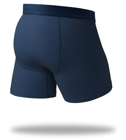 The Solid Navy SuperFit Boxer Briefs Back