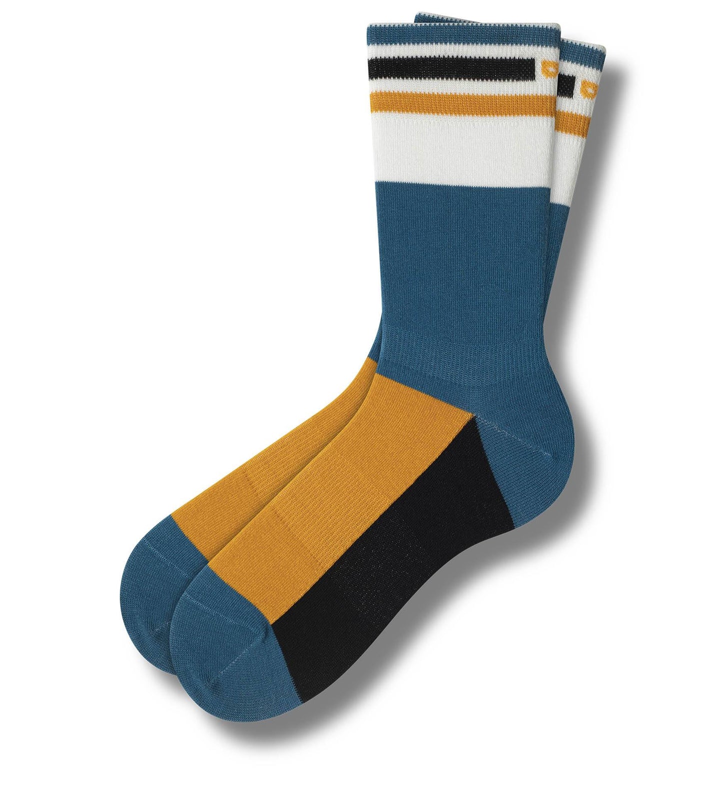 Crew Socks 3 Pack contains colors Dark goldenrod, Dark slate gray, Peru, Gray, Black, Silver, Dark slate gray, Gains boro, Dim gray