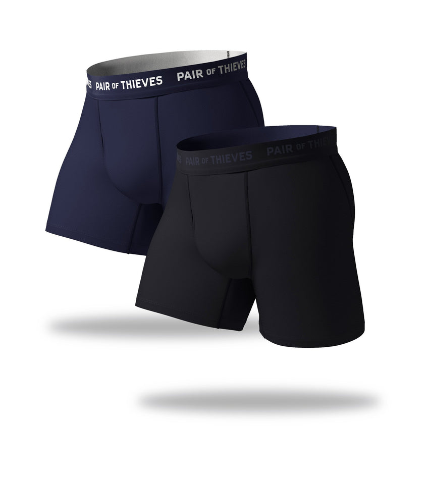 Pair Of Thieves Men's Super Soft Boxer Briefs - Navy L : Target