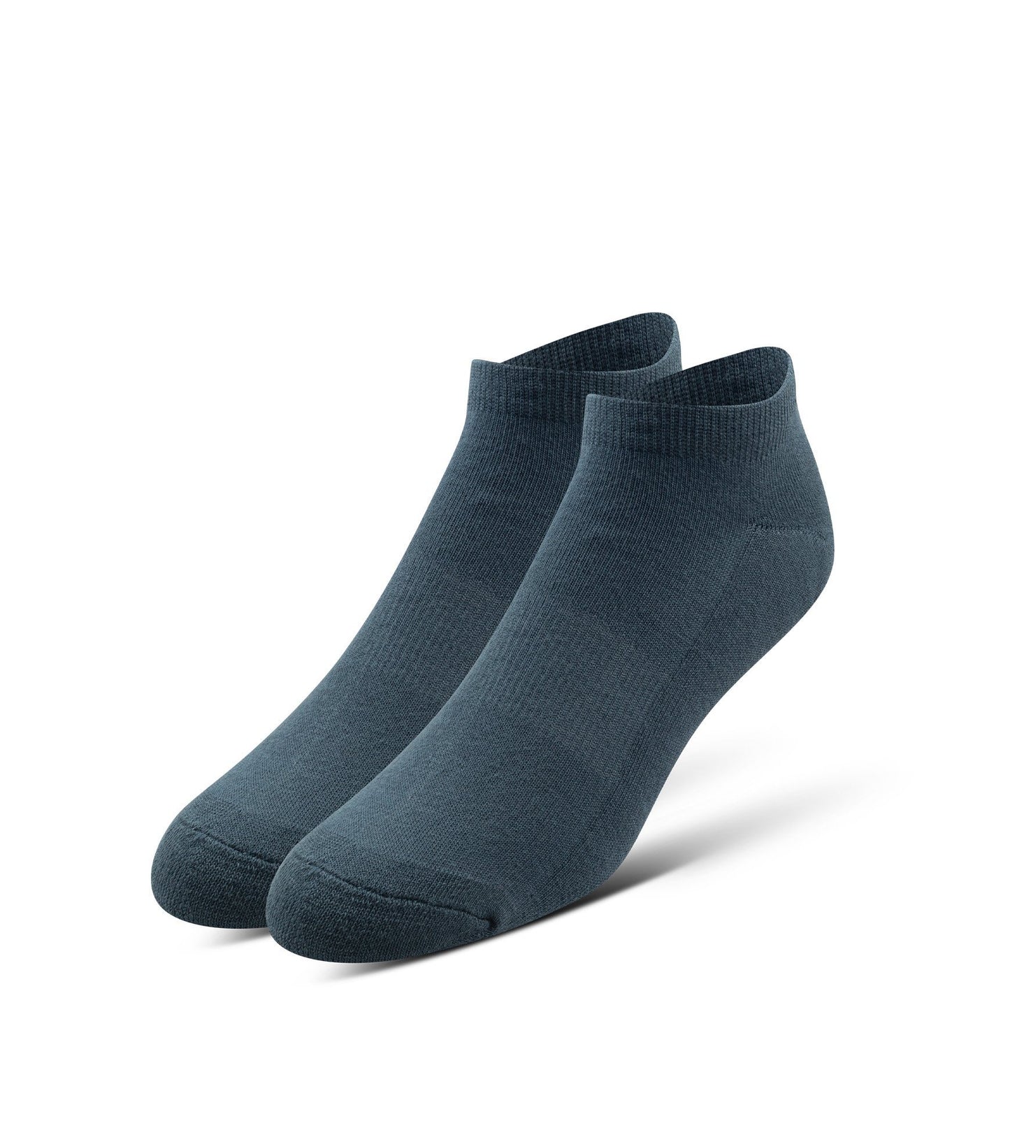 Cushion Low-Cut Socks 3 Pack in solid blue