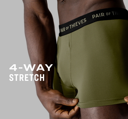 Men's Underwear SuperFit + SuperSoft Try Both Trunk 2 Pack 4-Way Stretch
